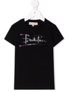 EMILIO PUCCI JUNIOR EMBOSSED LOGO T-SHIRT