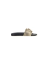 Versace Gold Medusa Slides In Oro+nero