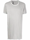 BORIS BIDJAN SABERI LONGLINE COTTON T-SHIRT