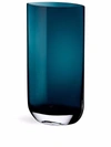 Nude Blade Tall Vase In Blau