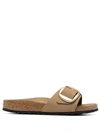 Birkenstock Single-strap Buckled Sandals In Grün