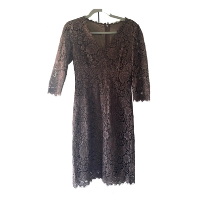 Pre-owned Dolce & Gabbana Mid-length Dress In Brown