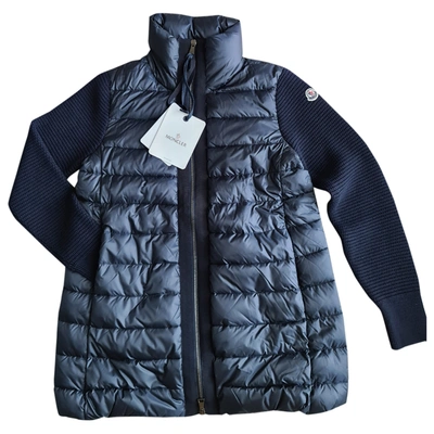 Pre-owned Moncler Puffer In Blue