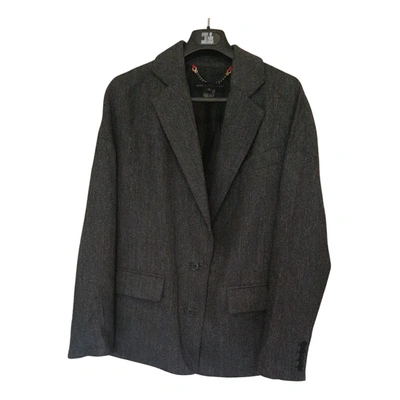 Pre-owned Marc By Marc Jacobs Wool Jacket In Anthracite