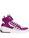 Giuseppe Zanotti Talon High-top Sneakers In Weiss