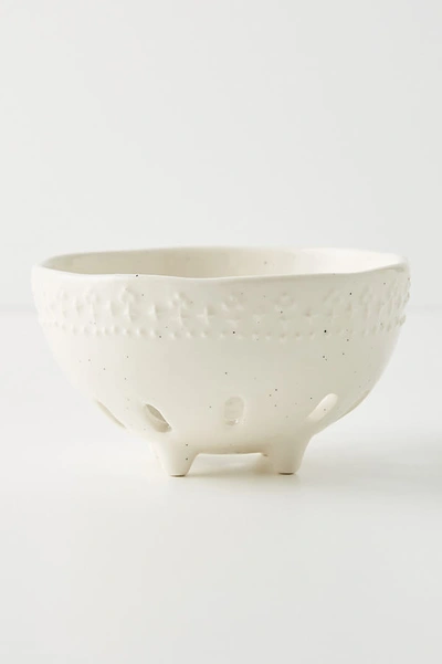 Anthropologie Gertrude Berry Bowl In White