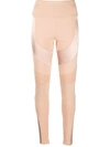 PHILIPP PLEIN PANELLED BIKER LEGGINGS