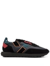 GHOUD COLOUR-BLOCK LACE-UP TRAINERS