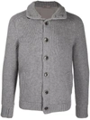 HERNO BUTTON-DOWN KNIT CARDIGAN