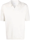 Norse Projects Spread-collar Polo Shirt In Weiss