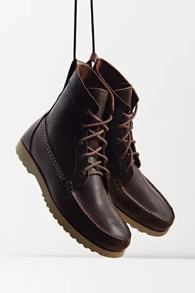 Quoddy Rugged Lug Boot In Brown