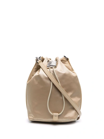 Givenchy 4g Satin Bucket Bag In Neutral