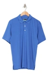 Pga Tour Solid Polo Shirt In Blueberry