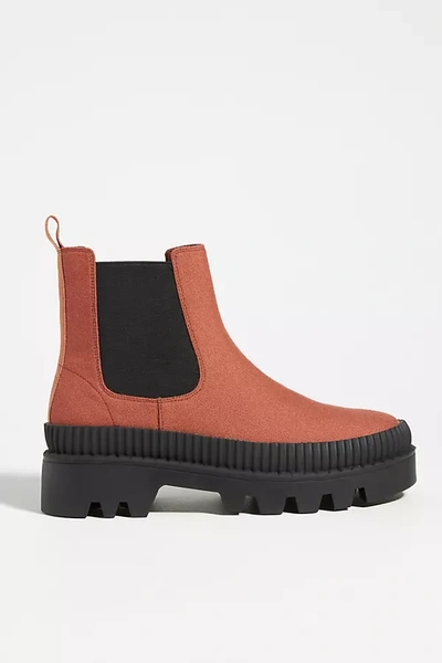 Silent D Pia Chelsea Boots In Brown