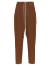 RICK OWENS DRAWSTRING CROPPED ASTAIRS trousers,RP02A7303WE 24