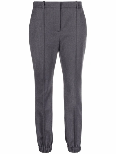 Alexander Mcqueen Grey Slim Tailored Pants