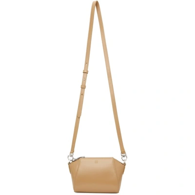 Givenchy Nano Antigona Leather Crossbody Bag In Beige Cappuccino