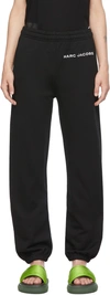 Marc Jacobs The Sweatpants Logo-print Track Pants In 001 Black