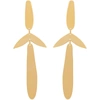 ISABEL MARANT GOLD DROP EARRINGS