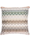 MISSONI ZIGZAG-PRINT CUSHION