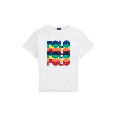 Polo Ralph Lauren Logo Jersey T-shirt In White