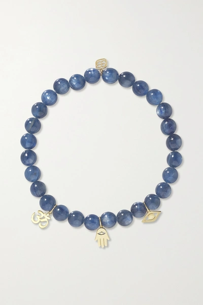 Sydney Evan Spiritual Pure 14-karat Gold Kyanite Bracelet