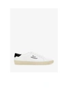 Saint Laurent Court Classic Low Top Sneaker In Blanc Optique/nero