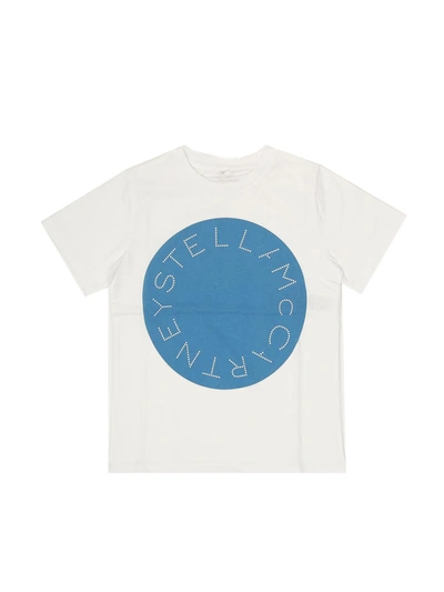 Stella Mccartney Teen Logo-print Organic-cotton T-shirt In White