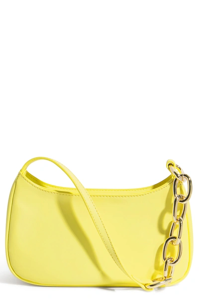 House Of Want Newbie Vegan Leather Shoulder Bag In Lemon