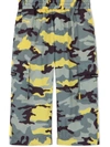 Dolce & Gabbana Camouflage-print Cargo Trousers In Grey