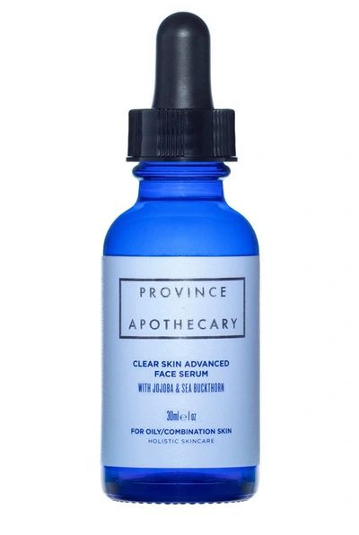 Province Apothecary 1 Oz. Clear Skin Advanced Face Serum In Baby Blue