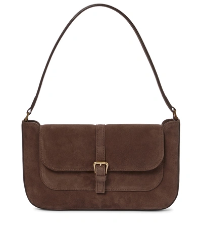 By Far Brown Suede Leather Miranda Bag