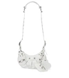 Balenciaga Borsetta A Tracolla Le Cagole Xs Bag Traforata  Da Donna In Bianco Ottico In White