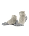 Falke Lodge Homepad Ribbed-trim Cotton-blend Socks In Storm
