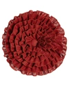 Sherry Kline Home Fresco Round Ruffle Pillow