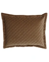 AUSTIN HORN COLLECTION STANDARD ELITE QUILTED VELVET SHAM,PROD162900195