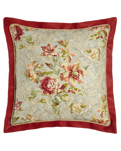 Sherry Kline Home European Fresco Sham With Paprika Flange