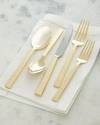 Godinger 20-piece Gold Harrington Flatware Set