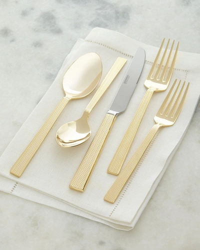 Godinger 20-piece Gold Harrington Flatware Set