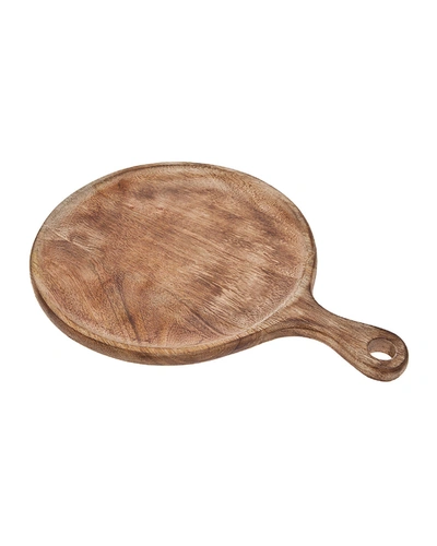 Godinger Round Wood Handled Chopping Board