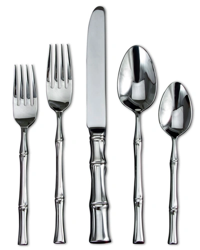 Ricci Silversmith Bamboo 5-piece Place Setting