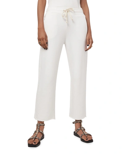 Rebecca Minkoff Naomi Cropped Sweatpants In Ecru