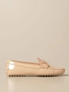 TOD'S GOMMINI MOCCASIN IN LEATHER WITH CHAIN,XXW00G0DN23 OW0 M030