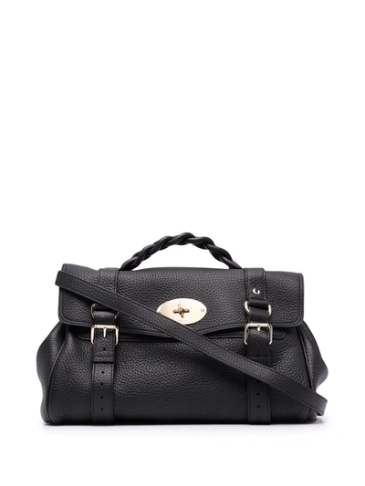 Mulberry Womens Black Alexa Leather Satchel Bag