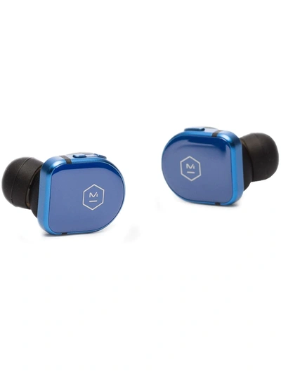 Master & Dynamic Mw08 Active Noise-cancelling Wireless Earbuds In Blau