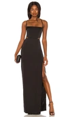 Nookie Stella Cut Out Gown In Black