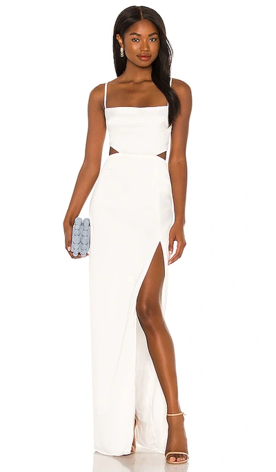 Nookie Stella Cut Out Gown In Ivory