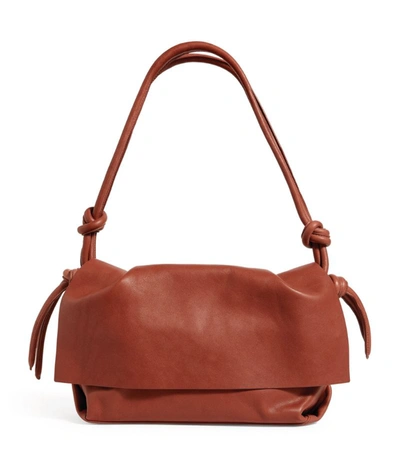 Aeron Leather Neru Shoulder Bag In Brown