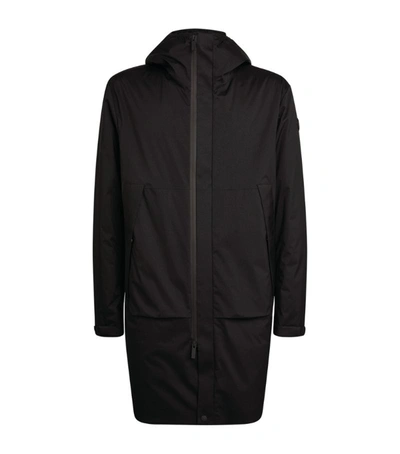 Moncler Lauzier Quilted Parka In Black