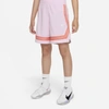 Nike Fly Crossover Big Kids' Training Shorts In Pink Foam,white